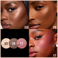 FOCALLURE 3 Pcs Cream Contour Sticks,Shades with Highlighter & Bronzer & Blush,Non-Greasy Long-Wear Face Contouring Pen,Easy to Sculpt the Face