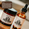 Organic Beard Oil | Moisturize, Soften, Promote Hair Growth, Reduce Itch (US Made, Veteran Owned Handcrafted with Clean Ingredients), Rugged