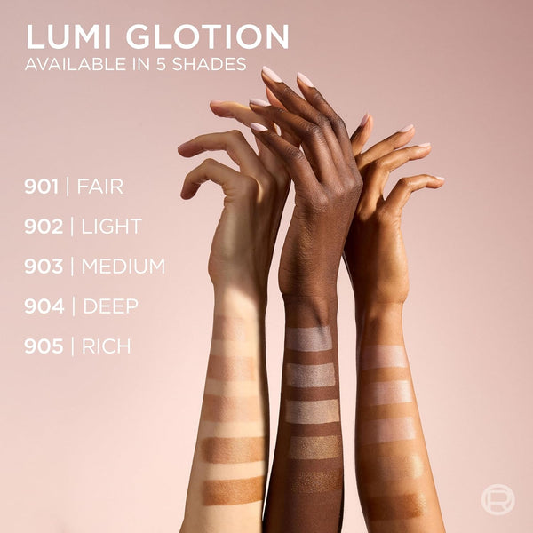 L'Oreal Paris Makeup True Match Lumi Glotion, Natural Glow Enhancer, Illuminator Highlighter, Bronzing Drops for a Sun-Kissed Glow, 903 Medium