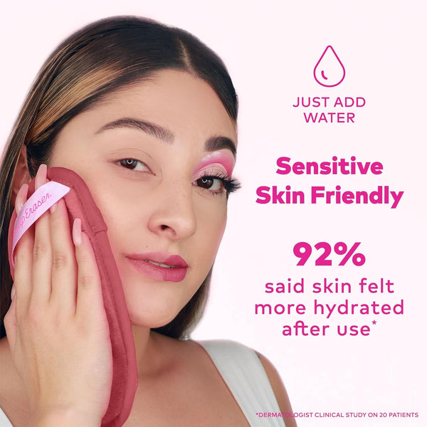 The Original Makeup Eraser Mini PRO 5Pk Gift Set, Erase All Makeup with Just Water, Including Waterproof Mascara, Eyeliner, Foundation, Lipstick,