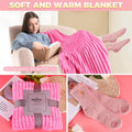 Self Care Gift Baskets for Women: Get Well Soon Care Packages with Blanket and Tumbler, Pink Gift Boxes Set for Girls, Mother, Sisters, Friends,