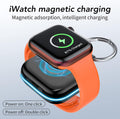 HUOTO Portable Charger for Apple Watch,Wireless Magnetic Iwatch Charger 1200Mah Power Bank Travel Keychain Accessories Smart Chargers for Apple
