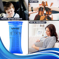 Vomit Bags 16 Pack 1000 Ml, Non-Transparent Disposable Barf Bag, Throw up & Emesis Bag for Nausea Travel Motion Morning Air Sea & Car Sickness