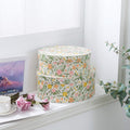 Soul & Lane Spring Fling Oval Decorative Keepsake Boxes with Lids - Set of 2: Floral Pattern Cardboard Containers, Stackable Retro Mache