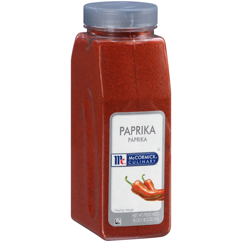 McCormick Culinary Paprika, 18 oz - One 18 Ounce Container of Sweet Paprika Seasoning, Perfect with Chicken, Pork, Beef Marinades and Dressings 18
