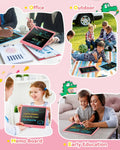 KOKODI 12 Inch LCD Writing Tablet with Anti-Lost Stylus, Erasable Doodle Board Colorful Toddler Drawing Pad, Car Travel School Games Toys for 3 4