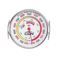 CDN Grill Surface Thermometer | Proaccurate®, Temperature Zones, High Heat, Color-Coded Scale - Laboratory Glass Lens - Perfect for Grill, BBQ,