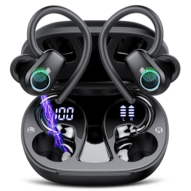 Wireless Earbuds, 2025 Ear Buds Bluetooth 5.3 Headphones Sport, 50H Playtime Bluetooth Earbuds, HD Stereo Noise Cancelli