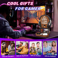 Gamer Gifts for Teenage Boys, Gaming Headphone Stand for Men, Gaming Room Decor Wooden Headset Holder, Son Boyfriend Husband Game Lover Gifts
