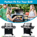 Grill Replacement Parts for Brinkman Brinkmann 810-2410-S 810-2411-S, Stainless Steel Burner Tubes, Heat Plate Shields and Carryover Crossover
