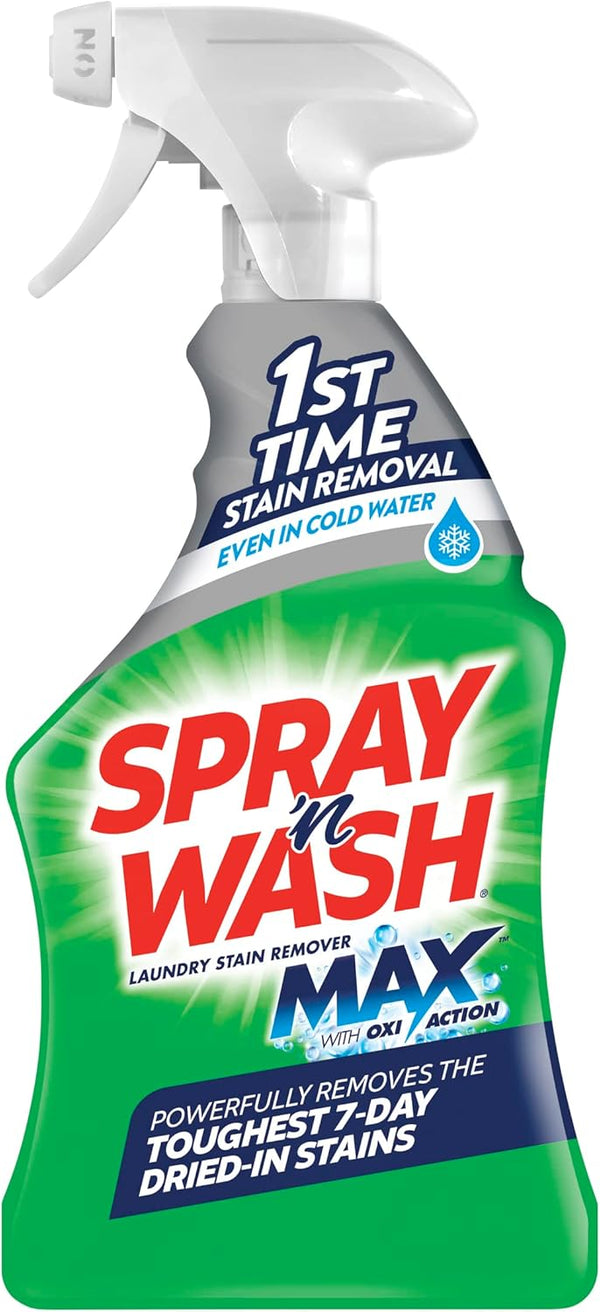 Spray 'N Wash Max Laundry Strain Remover 16 Oz, Packaging May Vary
