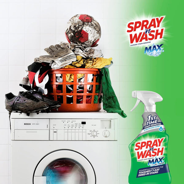 Spray 'N Wash Max Laundry Strain Remover 16 Oz, Packaging May Vary
