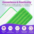 8 Pack Reusable Mop Pads Compatible for Swiffer Powermop,Microfiber Mop Pads for 13-15'' Spray Mop, Floor Mop Pads Refills for Swiffer, Machine