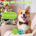 HIPPIH Dog Puzzle Toy 2 Pack, Interactive Dog Toys for Treat Dispensing, Durable Puppy Toys for Teething, Dog Treat Ball for Teeth/Slow Feeder/IQ