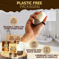 Moroccan Argan Oil Shampoo and Conditioner Solid Bars Set - Zero Waste Natural Products and Sulfate Free Travel Size Toiletries - No Bottle - Care