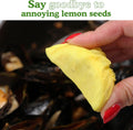 Regency Wraps Stretch Wraps, Lemon Wedge Bag, the Real Woven Cotton Cloth Covers, Yellow, 100-Pack, Seed-Free Squeezing of Halves or Wedges on