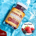 NEW AGE Vitamin D3 5000 IU 125mcg Gummies - Immune Supplement - Non-GMO, Gluten-Free, Dairy-Free, No Gelatin (120 Gummies (Pack of 2))