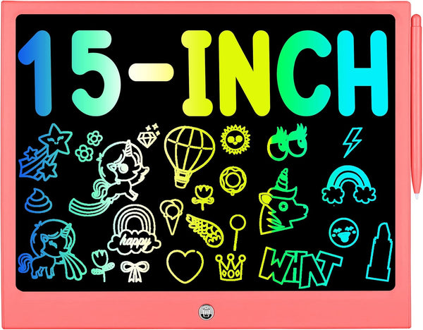 LEYAOYAO Toys for 3 4 5 6 7 8 Years Old Girls Boys, LCD Writing Tablet 15 Inch Doodle Board, Electronic Drawing Pads Drawing Tablet, Educational