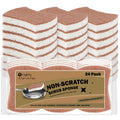 Orighty Non-Scratch Scrub Sponge, 24-Pack, Cellulose Kitchen Scrubber Sponges, Ideal for Kitchen Cleaning, Non-Stick Cookware, Washing Dishes,