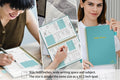 Daily Planner Undated, to Do List Notebook with Hourly Schedule Calendars Meal, Spiral Appointment Organizers Notebook for Man/Women, Pocket,Pen