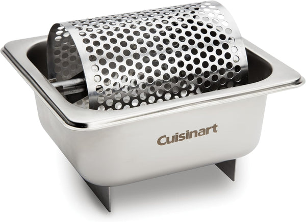 Cuisinart Stainless Steel Butter Wheel, Raised Bottom Butter Roller for Griddle for Golden Crust and Even Spread, Kitchen Grill Accessory for