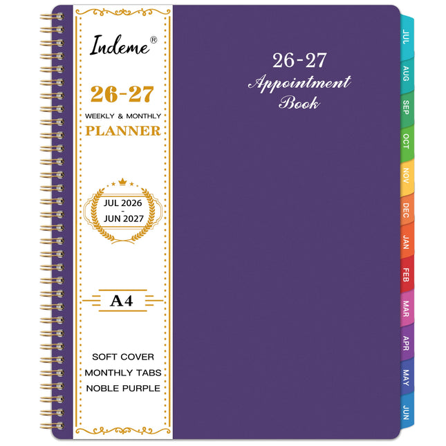 2025-2026 Weekly Appointment Book/Planner - Daily Hourly Planner 2025-2026, Jul 2025 - Jun 2026, 9" X 11" Appointment Bo