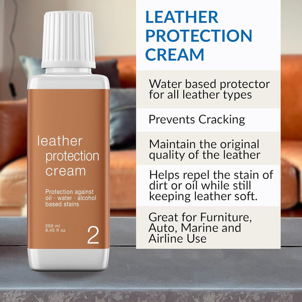 Leather Master Leather Care Kit | Leather Cleaner and Conditioner Kit | Cleans & Restores Car Seats, Furniture, Purses, Jackets | Includes Leather