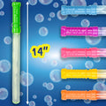 Sunny Days Entertainment Maxx Bubbles 4Oz Bubble Wands â 6 Pack Bubble Wand Toy | Summer Fun, Outdoor Birthday Party Favors for Kids, 101799 Blue