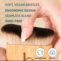 Ultra Soft Self Tanner Brush - Kabuki Brush for Body Foundation & Makeup, Blending Applicator for Tanner, Self Tanning Mitt, Achieves Sunless