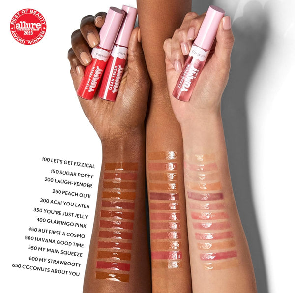 COVERGIRL Clean Fresh Yummy Lip Gloss, Sheer, Natural Scents, Vegan Formula - Acai You Later