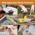 Med PRIDE Vinyl Gloves| Medium Box of 100| 4.3 Mil Thick, Powder-Free, Non-Sterile, Heavy Duty Disposable Gloves| Professional Grade for