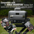INFRAOVENS Cooking Guide Accessory for Ninja Woodfire Outdoor Grill & Smoker, Waterproof Cheat Sheet for Wood Fire OG701 OG751 7-In-1, Electric