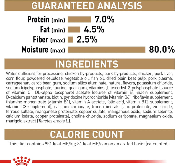 Royal Canin Yorkshire Terrier Adult Breed Specific Wet Dog Food, 3 Oz Can (4-Pack)