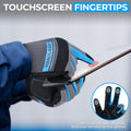 HANDLANDY Work Gloves Men & Women, Utility Mechanic Working Gloves Touch Screen, Flexible Breathable Yard Work Gloves (Large, Grey)