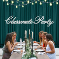 MEETSKY Hunter Green Backdrop Curtains for Parties Wedding Curtains Rod Pocket Green Photo Curtains Backdrop Sliding Drapes Backdrop Curtains for