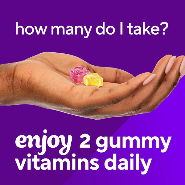 Vitafusion Prenatal Gummy Vitamins, Raspberry Lemonade Flavored, Pregnancy Vitamins for Women, with Folate and DHA, AmericaâS Number 1 Gummy