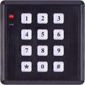 SABRE Fake Security Keypad with Green Light Up, Low Light Sensor, Red LED Flash, Weatherproof, Realistic Design - Black