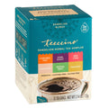 Teeccino Dandelion Tea Sampler - Caramel Nut, Coconut, Dark Roast, Mocha Mint, Red Chai, Turmeric - Roasted Herbal Tea, Caffeine Free & Prebiotic