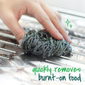Scotch-Brite Stainless Steel Scrubber, Dish Scrubbers for Cleaning Kitchen and Household, Dishes, 3