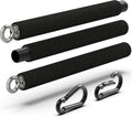 Steel Resistance Bar - Portable Dual Cable Machine Bar - Adjustable 38" to 26
