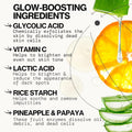 Pacifica Sheet Face Mask - Glow Baby Brightening Facial Mask W/Vitamin C, Aloe & Kelp â Cooling Mask for Dark Spots & Fine Lines - Clean Beauty