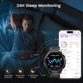 Smart Watches for Men GPS, Pressure,Altitude,Compass, 480Mah Extra-Large Battery, 50M Waterproof, Full Metal Body Rugged Smartwatch, Answer/Make