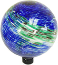 Echo Valley 8149 10-Inch Glow-In-The-Dark Illuminarie Glass Gazing Globe, Earth Swirl