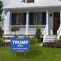 MAXDUCK Trump 2024 Sign - Trump Signs for Yard Plastic Signs with Stakes 14â X 11âFor Outdoor Yard Garden Lawn Decorations