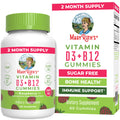 Maryruth Organics Sugar Free | 2 Month Supply | Vitamin D & B12 Vitamin Supplements for Adults & Kids | Bone Health | Immune Support | Vegan |