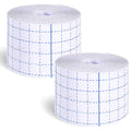 Nuanchu 2 Rolls Non-Woven Cover Roll Stretch Tape Non-Woven Adhesive Bandages Breathable Bandage Tape Cohesive Wrap Bandages Protective Stretch