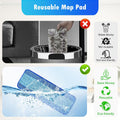 4 Pack Reusable Pads Refills for Swiffer Power Mop, Power Mop Refills for Swiffer Powermop, Cleaning Stubborn Debris from Wooden Floors