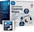 MED PRIDE 100 Pre-Moistened Anti-Fog Lens and Screen Cleaning Wipes for Eyeglasses, Touchscreens, Camera Lenses; Quick-Dry, Scratch-Free,