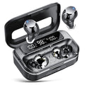 Ear Buds Wireless Bluetooth Earbuds Bluetooth 5.3 Headphones with LED Display 128H Powerful Bass In-Ear Earbuds with 4 ENC Noise Cancelling Mic