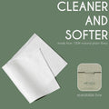 Whistle Wellness™ Disposable Face Towel 10"×12", Resealable Box, Biobased Plant Based Ultra Soft, Thickness Face Towelettes XL, Makeup Remover Dry